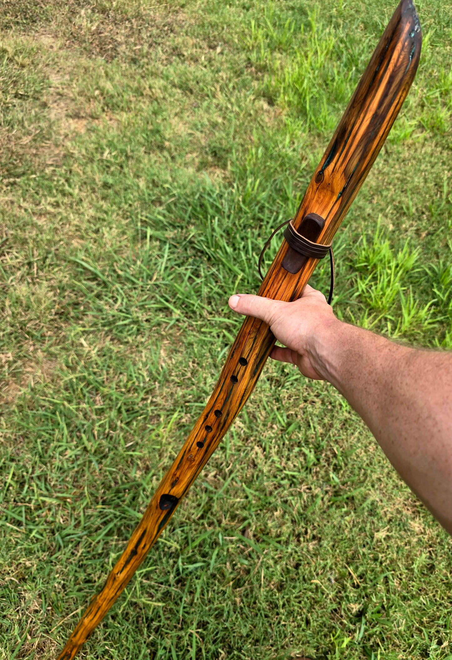 Juniper walking stick flute penatonic D#