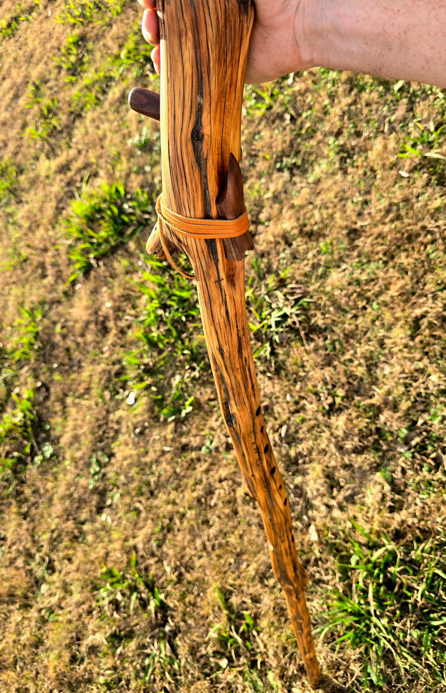 Walking stick flute c# aeolian scale 432Hz