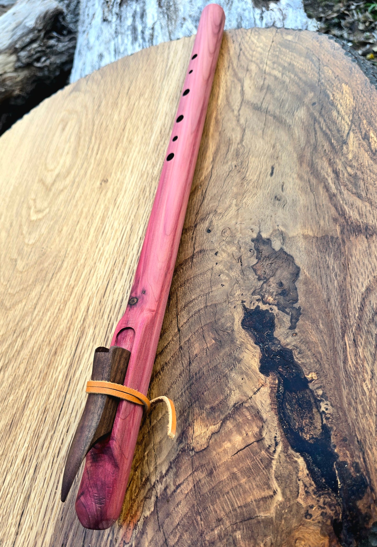 Red cedar key of F# aeolian 432Hz