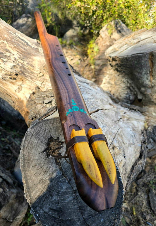 Black walnut fifth below aolen scale drone E/A 432HZ